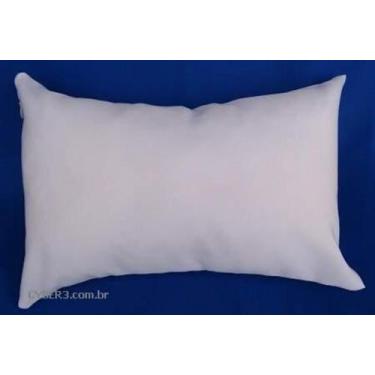 Imagem de Almofada 100% poliéster 20x30 branca 10 unidades - MORGADO
