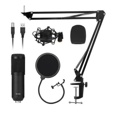 Imagem de Microfone Condensador Usb P/Gamer,Podcast,Entrevista,Live - Aj Som Ace