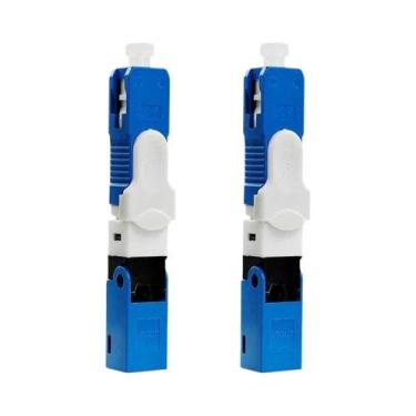 Imagem de Conector Rápido de Fibra Óptica SC/UPC UniKit ESC250D - FTTH, UPC 100 