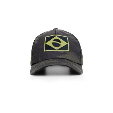 Imagem de Boné Militar Tatico Camuflado Patriota com Bordado Brasil - Safo, Mult