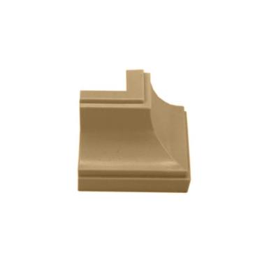 Imagem de Canto/Quina Externo p/ acabamento em Moldura Forro PVC, kit 10 unid. c