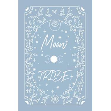 Imagem de Moon tribe: Wicca Blank Dotted Grid Journal, Soft Pastel Baby Blue Notebook for Teen Witches: - Book of Shadows Blank Journal, 6x9” 200 Pages Dot Grid ... Designing Altars (Magical Dot Grid)