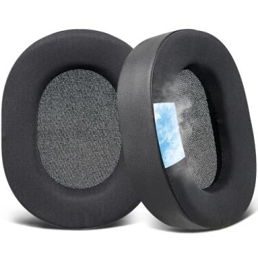 Imagem de SOULWIT Almofadas de Ouvido de Gel Refrescante de Reposição para Corsair HS65/HS55 Surround com Fio, HS65/HS55 Sem Fio Core Gaming Headset, Com Espuma de Isolamento de Ruído de Alta Densidade - Preto