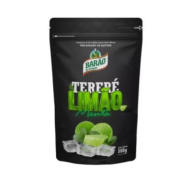 Imagem de Erva Mate Tereré BARÃO MENTA LIMÃO Extra Forte 500 g - barao