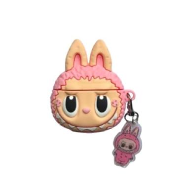 Imagem de Capa de fone de ouvido para AirPods 4ª geração com chaveiro para meninas, design de anime popular, capas de silicone à prova de choque para Air Pods 4 (versão 2024)