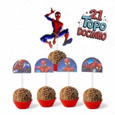 Imagem de Topo Tags Spider Aranha Docinhos Festa Infantil - Lazer e Estilo