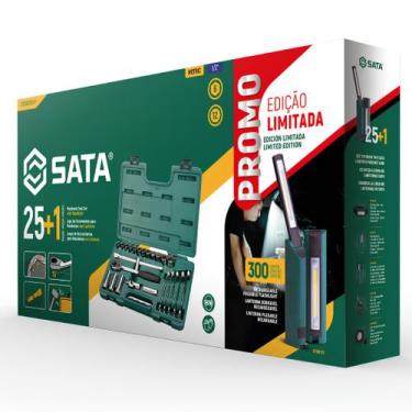 Imagem de Jogo De Ferramentas Com 25 Peças ST0925723-P + Lanterna Sata - APEX - 
