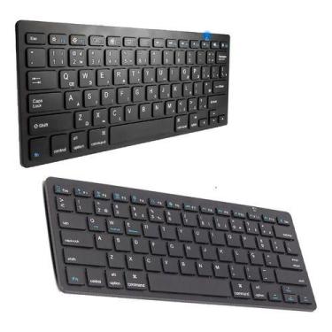 Imagem de Mini Teclado Sem Fio H-704  Botões Macios Teclas Silenciosas - NoBrand