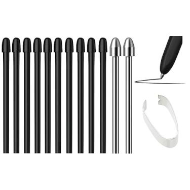 Imagem de 12 pontas de pontas de refil para marcador notável 1 e 2 canetas de tablet Stylus padrão macias