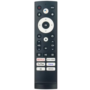 Imagem de Controle remoto de substituição de voz ERF3S90H aplicável para Smart TV Hisense 55U7H 65U8H 55U75H 55U8H 65U7H 75U7H 85U7H 75U75H 65U75H 43A6H 50A6H 55A6H 65A6H 75A6H 75A6H 43A6H 68H 50 A68H 55A68H