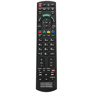 Imagem de Novo controle remoto de substituição N2QAYB000703 N2QAYB000837 N2QAYB000926 para Panasonic TV TC-39AS530U TC-40AS520U TC-42AS630U TC-50AS530U TC-50AS530UE TC-50AS666 TC-30U 50ASU534 TC-55AS530U