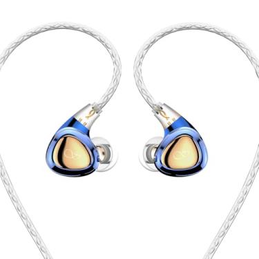 Imagem de SHANLING Fones de ouvido Sono com fio, monitor intra-auricular de alta resolução 2DD+1BA IEMs, fones de ouvido intra-auriculares, híbridos triplos dinâmicos sem perdas, 2 pinos 0,78 mm, plugue de 3,5