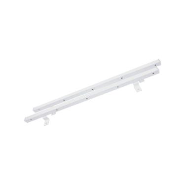 Imagem de Jogo De Varal Fixo 60 Cm Para Teto Ou Parede Branco - Cor: Branco