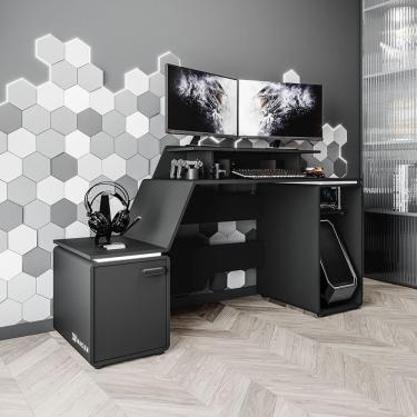 Imagem de Mesa Gamer E Escritórioxt Racer Space Two Preto/Branco