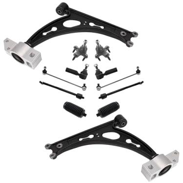 Imagem de TRQ Kit de direção dianteira e suspensão compatível com Audi A3 2007-2014 Volkswagen Eos 2006-2014 Golf 2007-2013 GTI 2006-2014 Jetta