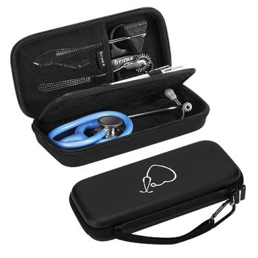 Imagem de Yinke Estojo Para Estetoscópio Littmann Classic Iii/Mdf/Adc, Itens Essenciais A Escola De Enfermagem, Acessórios Com Compartimento Melhor Armazenamento, Martelos Reflexivos, Tesouras, Canetas-Lanter
