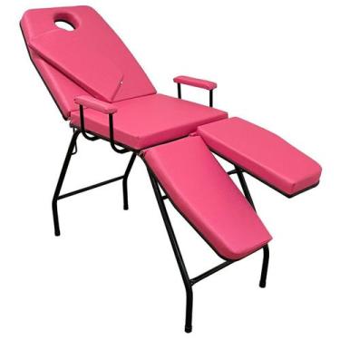 Imagem de Maca Bi-Perna Premium Com Orifício Pink Estr. Preta - For-Ty Store