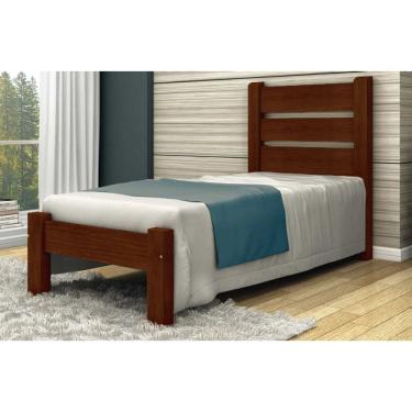 Imagem de Cama Solteirão (Solteiro Extra) Maiorca de Madeira Maciça Tauari