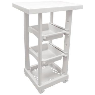 Imagem de Mesa Multiuso Grande Para Estética/Consultórios 02 Gavetas - Santa Cla