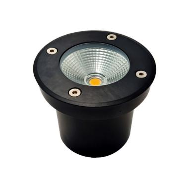 Imagem de Balizador de Embutir Piso Solo Preto IP67 Led 5W 3000K Bivolt