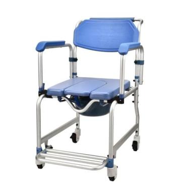 Imagem de Cadeira de banho pro400 hig. dobr. alum.150kg procirurgica, Único