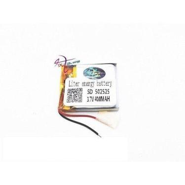 Imagem de 502525 2 Fios 400mah 3,7v 5mm X 25mm X 25mm Recarregavel - bgb