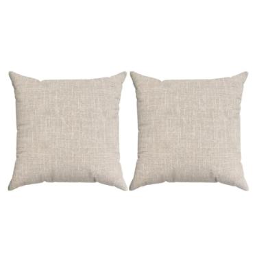 Imagem de Almofadas Linho Cru 45x45cm com Zíper e Enchimento (2)