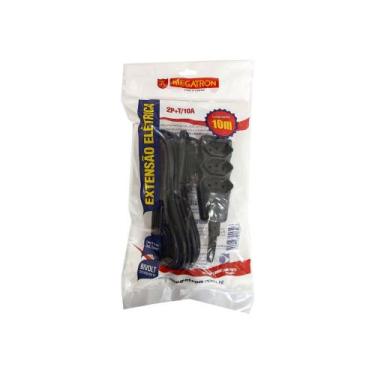Imagem de Extensao Megatron Pptripolar Biv 10M 3X0,75Mm Preto