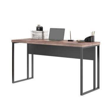 Imagem de Gaveteiro Com Prateleira E Mesa Morumbi Noce Preto