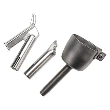 Imagem de Chusui Bicos de soldagem de velocidade de 3 unidades Kit de acessórios de reposição resistentes ao calor para máquina de solda de ar quente de plásticos de PVC de vinil QL