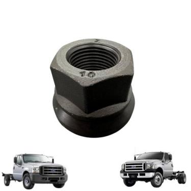 Imagem de Porca das rodas dianteiras e traseiras da f4000 4x2 e 4x4 - importado