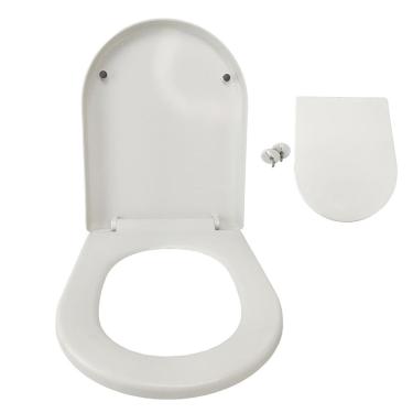 Imagem de Assento Sanitario Soft Close Tampa de Vaso Fechamento Suave Sem Ruido Fecha Devagar Amortecedor