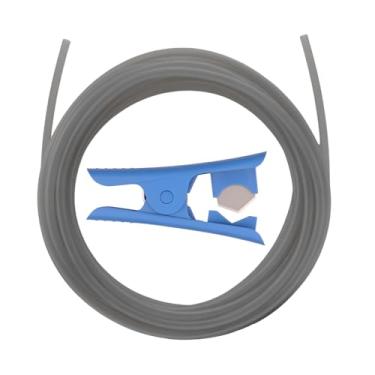 Imagem de Tubo PTFE de 5 metros para Bambu Lab série A1, X1, P1, impressora 3D, 2,5 mm ID x 4 mm OD PTFE com cortador para série K1 e série Ender 3 V3