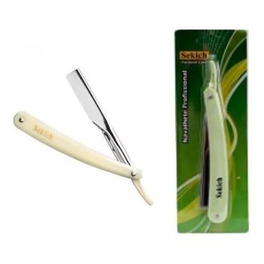 Imagem de Navalhete Navalha Barbeiro Cabeleireiro Profissional Sekich - Sekich