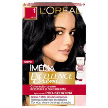 Imagem de Tintura Imedia Loreal 1.0 Preto Onix