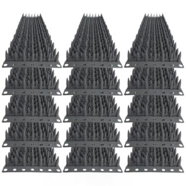 Imagem de Espícula Cinza Escuro Espanta Pombos Gatos Espinhos Muro Ar (Cinza Escuro 15)