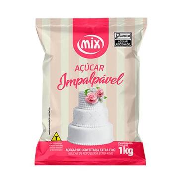 Imagem de Açúcar Impalpável Extra Fino 1Kg - Mix - Mix Ingredientes