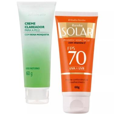 Imagem de Creme Clareador Rosa Mosqueta + Protetor Solar com Vitasmina E 70 FPS 