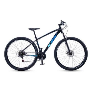 Imagem de Bicicleta Aro 29 KSW Shimano 21v Alumínio Xlt 100, Preto, Azul