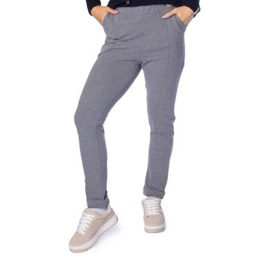 Imagem de Calça Feminina Biamar Slim Moletom Cinza-Feminino