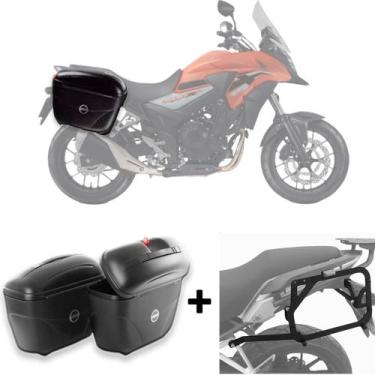 Imagem de Baú Givi Lateral E21l Par + Suporte Bau Lateral Cb500x 2013+