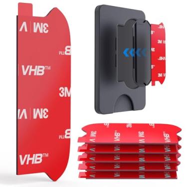 Imagem de pop-tech 6 peças 3M VHB Almofadas Adesivas Fortes para Celular Carteira Plus Case Suporte Traseiro, Fita Dupla Face para iPhone 13 14, Samsung e Todos os Smartphones