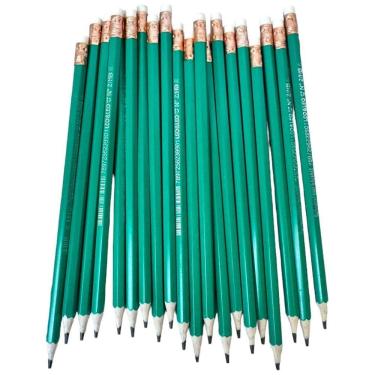 Imagem de Lápis Com Borracha N2 Hb Sextavado Resina C/72Un Leo & Leo