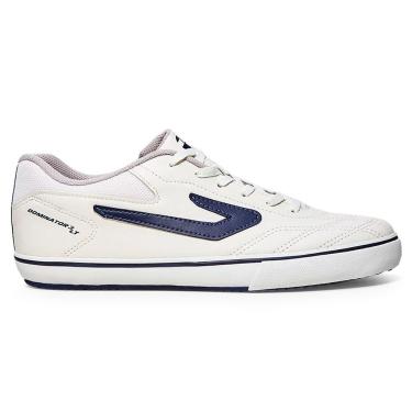 Imagem de Chuteira Dominator 3 LT, Topper, Masculino, Branco/Marinho, 39
