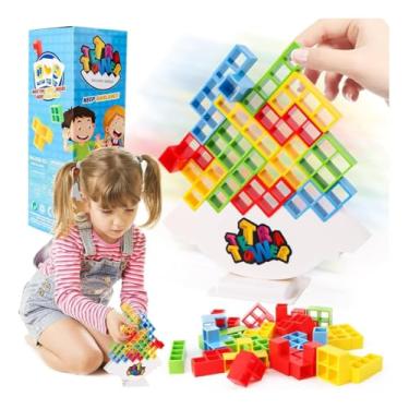 Imagem de Brinquedo Blocos De Construção Tetra Jogo Empilhe Infantil