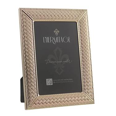 Imagem de Porta retrato Frame em metal L10xP15cm cor rose