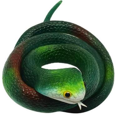 Imagem de Cobras De Borracha Serpente Naja Macia Brinquedo Realista - Store Shar
