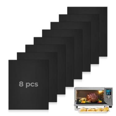 Imagem de Forro de forno para torradeira Nuwave Bravo Air Fryer Torradeira Smart Forno, Forro de Teflon reutilizável, acessórios de fritadeira a ar para forno de convecção de bancada Nuwave 12 em 1 30 QT XL