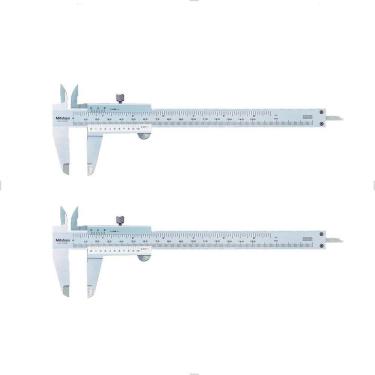 Imagem de Kit 2 Paquímetro Analógico 150Mm/6 0,05Mm/1/128 Mitutoyo