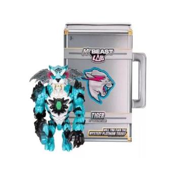 Imagem de Boneco Colecionável Tiger Mrbeast Lab 16cm Candide 4732